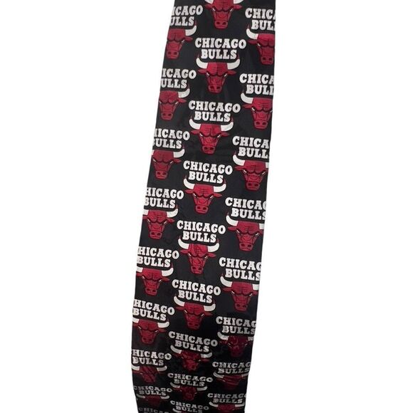 Lot Michael Jordan X Bugatchi Vintage silk Neck Tie Jordan 23 AND vtg BULLS tie - Picture 10 of 14
